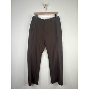 Patagonia Womens Mystery Pants Plus Size 14 Brown Wide Leg Gorpcore